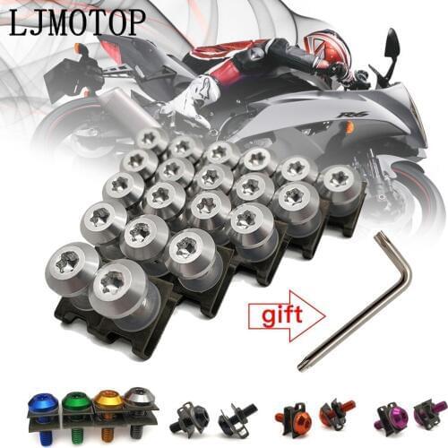 General purpose Motorcycle Fairing Screws Clips Body Spring Bolts For HONDA Black SpiRit CBR650R NC750 S/X CB1100/GIO special