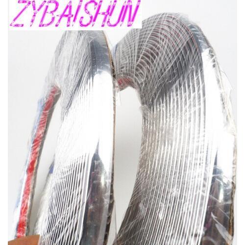 10mm x 15m car chrome hair styling tools decoration band decoration for Hyundai ix35 iX45 iX25 i20 i30 Sonata,Verna,Solaris