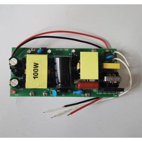 100W LED Power Supply Driver For 100 Watt High Power LED Light Lamp Bulb;AC90V-260V input Voltage; Output Current 3000MA