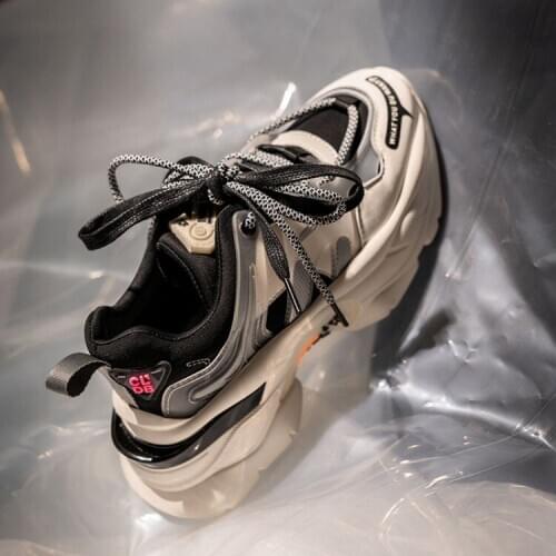 2021 Fashion Leather Sneakers Women Platform Womens Autumn Sport Shoes Female Casual Breathable Spring Sneakers