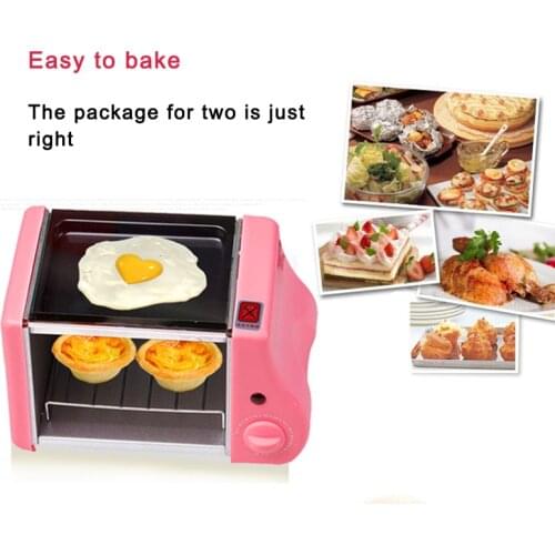 220W Horizontal Small Oven Breakfast Machine Mini Breakfast Machine Oven Mechanical Control HDL-9116