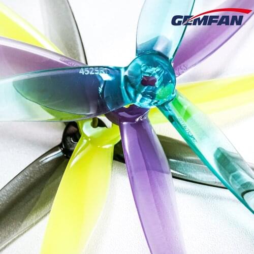 Gemfan Hurricane 4525 4.5X2.5X3 3-Blade PC Propeller for RC FPV Racing Freestyle 5inch Drones Replacement DIY Parts