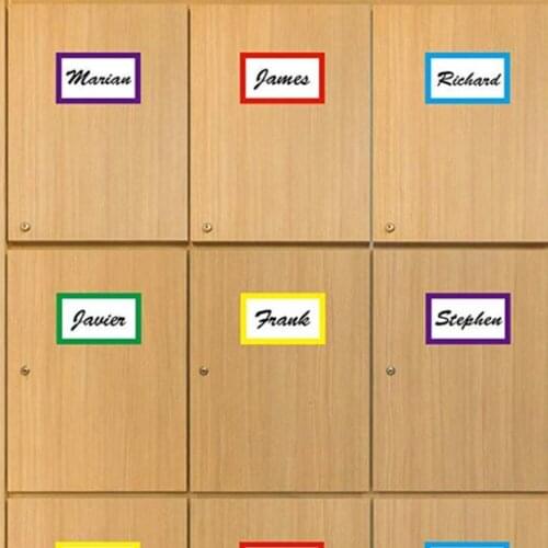 300Pcs/roll Colorful Name Stickers Name Tags Stick On for Kids, Wall, Desk Offer Stationery Sticker