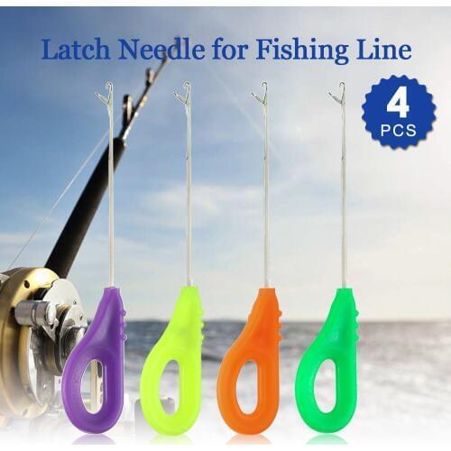 4PCS Fishing Needle Stainless Bait Needle Driller Too Boilies Drill Baiting Needle Carp Fishing Tools