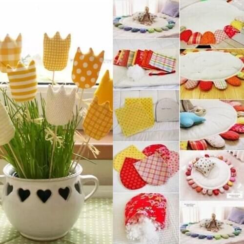 50pcs 10*10cm Floral Cloth Printed Floral Cotton Fabric for Patchwork DIY Sewing Mixed Style Fresh Floral Cloth Print Needlework