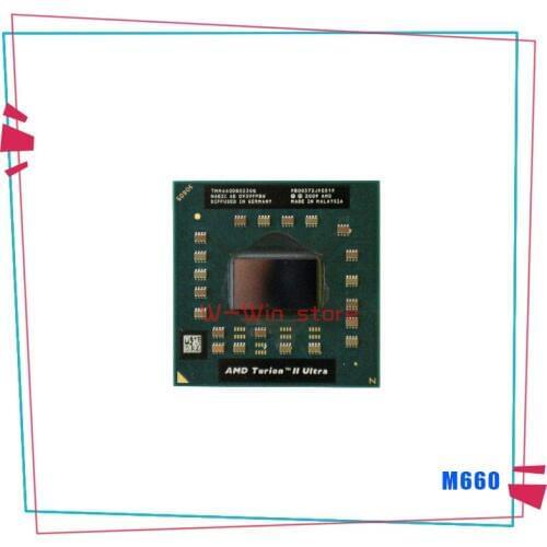 AMD Turion II Ultra Dual-Core Mobile M660 2.7 GHz Dual-Core Dual-Thread CPU Processor TMM660DBO23GQ Socket S1