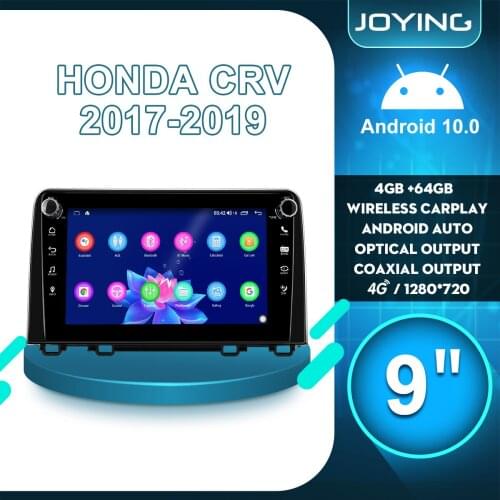 9 inch Multimedia Autoradio Android 10 Car Radio Stereo Head Unit For Honda CRV CR-V 2017 2019 Wireless Carplay Android Auto 4G