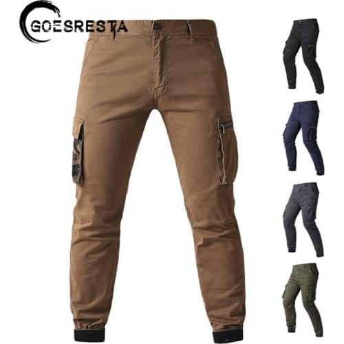 Men Cargo Pants 2021 Autumn New Cotton Military Outdoor Multi-Pocket Trousers High Quality Comfortable Fashion Casual Pants Men