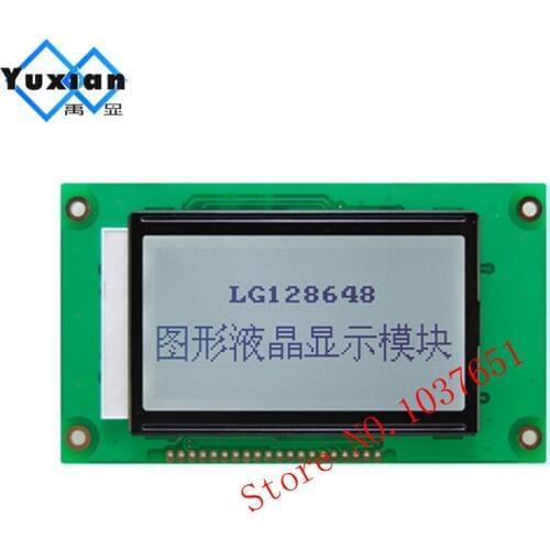 Big large 12864 gray FSTN graphic module White light LG128648 113X65mm Compatibel LM12864D TM12864 MG12864 WG12864 AG12864