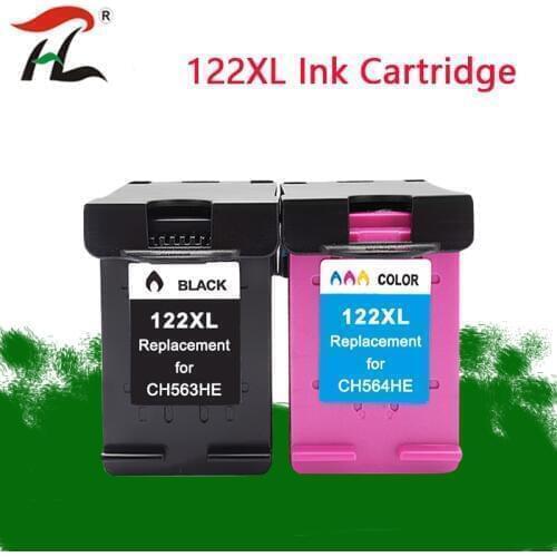 HTL 122xl ink cartridge for hp122 hp 122xl HP 122XL CH563HE CH564HE compatible for HP Deskjet 1050 2050 2050s inkjet printer