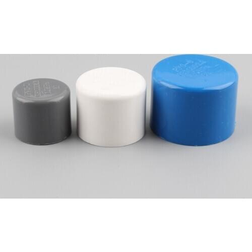 ID 20 25 32 40 50mm Plug Water Supply Pipe Pipe End Caps High Quality PVC Pipe Plug Garden Irrigation Hydroponic Pipe Connector