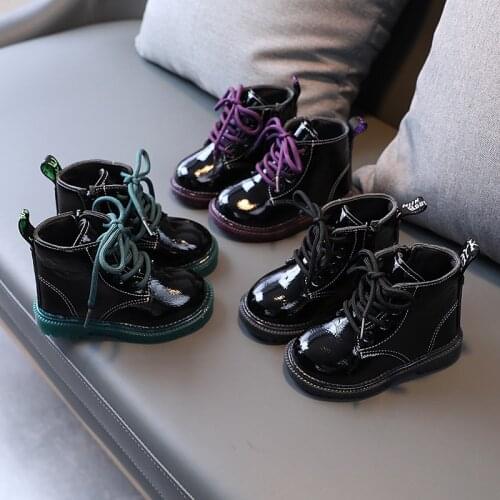 Jiiyello Leather Boots For Girls