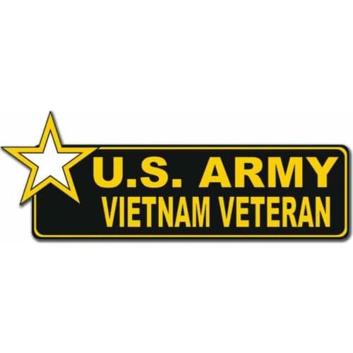 Creative 13cm X 5cm for U.S. Army Vietnam Veteran with Star Personality Creative Car Stickers Waterproof Suitable for GTR EVO