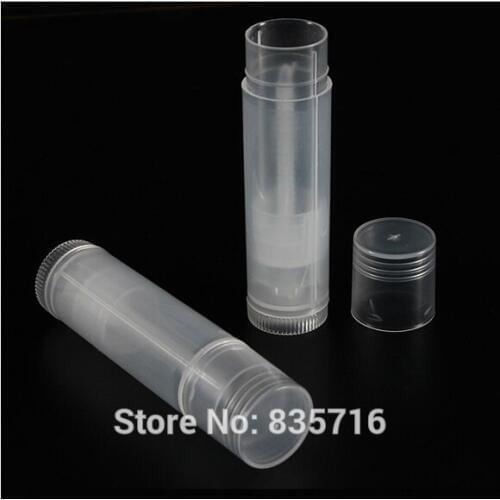 NEW 2020 100pcs/lot Empty Clear LIP BALM Tubes Containers Transparent Lipstick fashion cool lip tubes Free Shipping HZ01