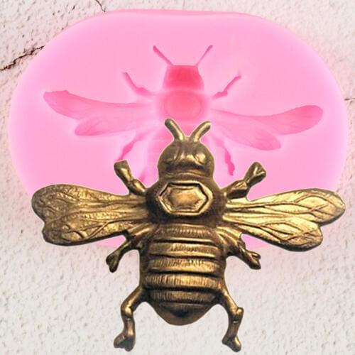 Bee Insect Silicone Mold DIY Cake Decorating Tools Cupcake Baking Fondant Molds Soap Clay Molds Candy Chocolate Gumpaste Mould