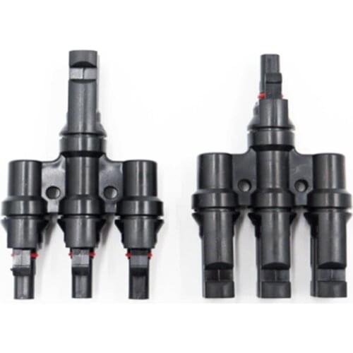 3 in 1 Sloar Multi Branch Photovoltaic Connector for solar panel parallel connect branch two pv module panel solar system