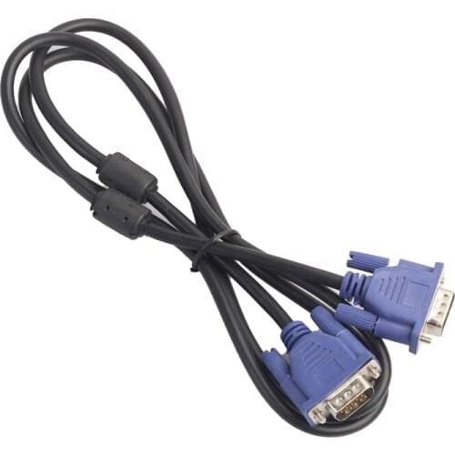 TOP VGA Cable Male to Male 3 + 6 HD 15PIN for LCD CRT Projector PC Laptop Monitor Cable