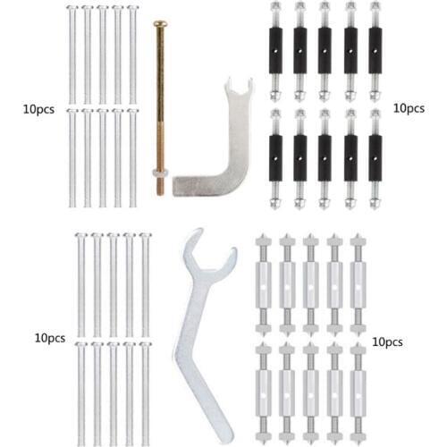 10 Pairs 86 Type Wall Switch Cassette Lower Case Damage Repair Tools Adjustable Length Bracket Rod Lever Socket Screw