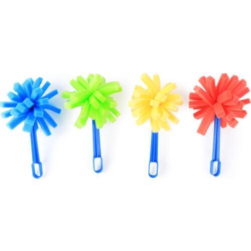 4 pcs/set Explosion Head Graffiti Sponge Seal Creative Painting Tools Drawing EVA Brush Handmade Toys For Children