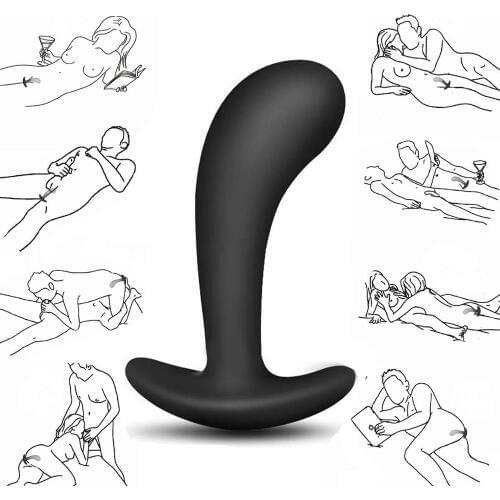 Large Silicone Dildo Butt Plugs Unisex Anal Plugs Training Set with Flared Base Prostate Sex Toys for Beginners