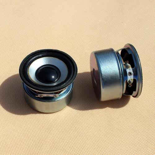 2pcs 2 Inch Full Frequency Speaker 4 Ohm 5W Inner Magnetic Cloth Edge Computer Audio Card Bluetooth Speaker Sound Column