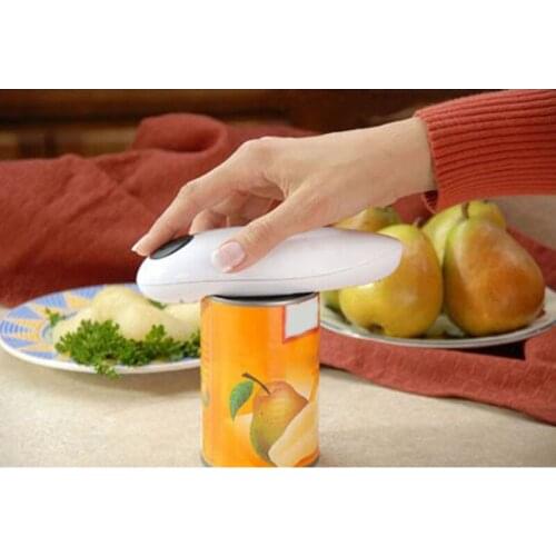 Electric Can Opener Smooth Edges Automatic Electric Can Opener for Home Kitchen Restaurant OW