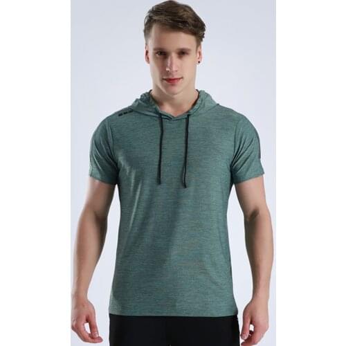 Tshirt Slim Fit Tight Training Shirts Sport Shirt Men Fitness Tops Rashgard Mens Dry Fit Running T Shirt Sportswear Gym Workout