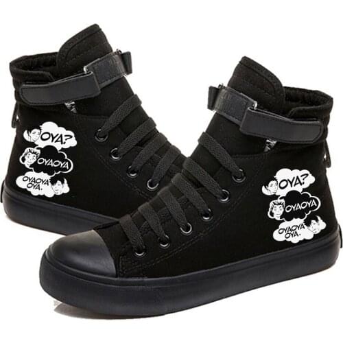 Oya Oya Oya Haikyuu Printed High Top Canvas Shoes Cozy Sneakers