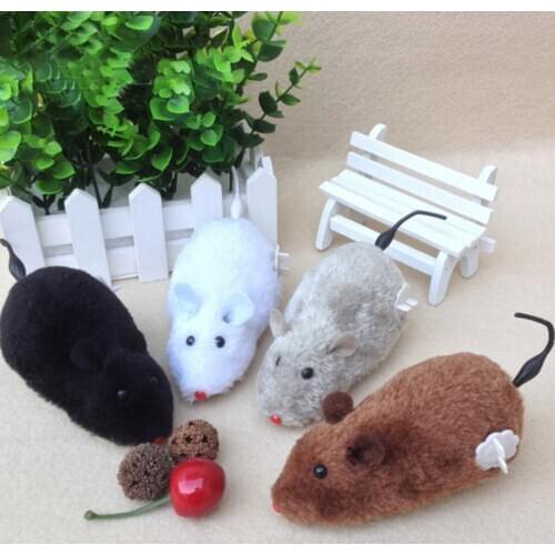 Mouse Cat Toy Wireless Winding Mechanism For Cat Dog Pet Trick Playing Toy Kitten Rat Mechanical Motion Rats Dropshipping