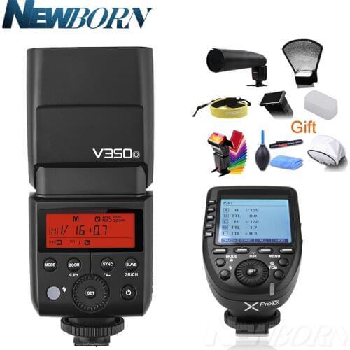 Godox V350O TTL HSS 1/8000s X System Camera Speedlite With Built-in Li-ion Battery + Xpro-O Transmitter for Olympus Panasonic