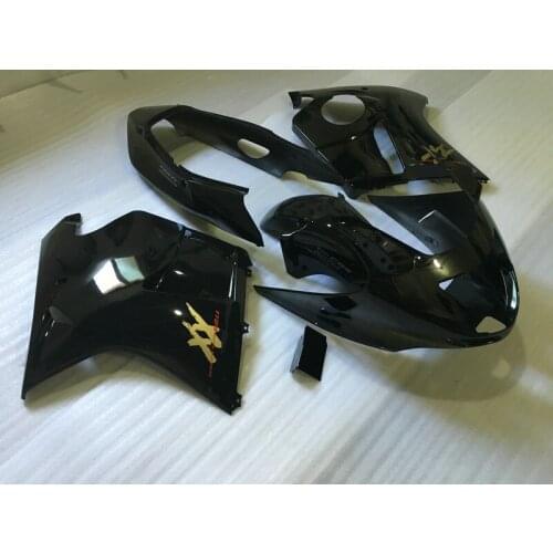 Injection mold Fairing kit for HONDA CBR1100XX 97 99 00 03 CBR 1100XX 1997 2000 2003 ABS Gloss black Fairings set+gifts HF02