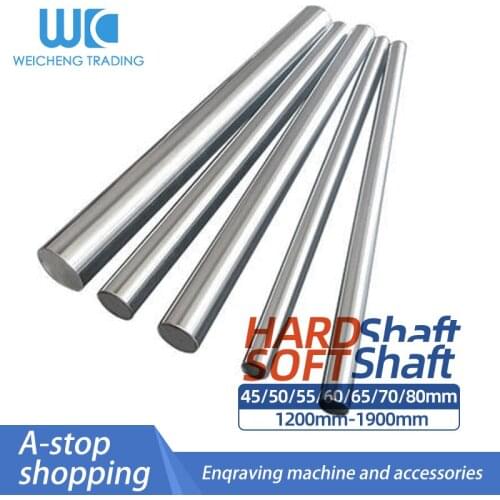 Linear Optical Axis Chrome-Plated Shaft Hard Shaft Soft Shaft Piston Rod Linear Guide Rod Diameter 45/50/55/60/65/70/80mm