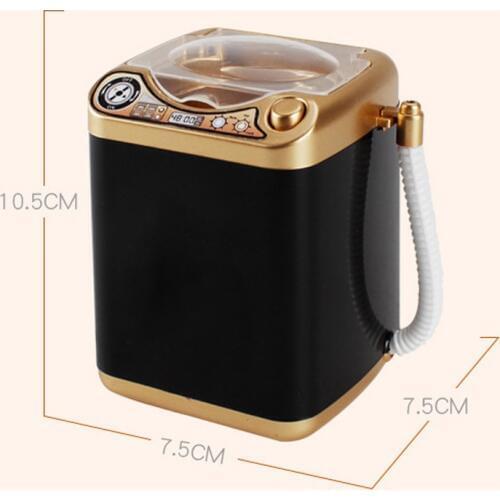 Mini Multifunction Kids Washing Machine Toy Beauty Sponge Brushes Washer EIG88