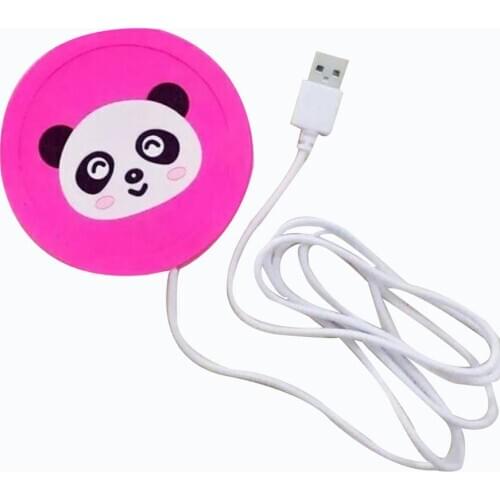 Cartoon Tea Coffee Cup Mug Mat Pads Warmer USB Power Supply Heating Cup Mat Pad Coaster for Beverage Drink