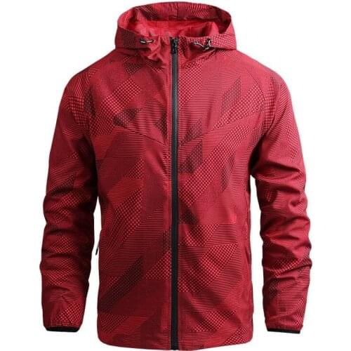 Mens Spring Autumn Mountaineering Jacket Thin Casual Quick-drying Windbreaker Outdoor Sports Hoodie Clothing Ropa Para Hombre