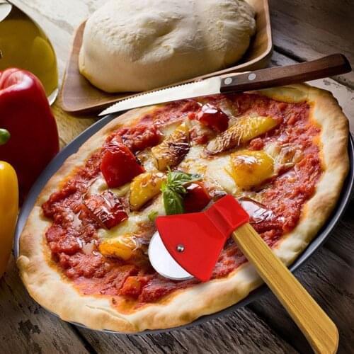 Pies Pizza Single Wheel Cut Tools Household Axe-shaped Waffle Restaurant Tool Supplies Cake Cutting Kitchen Cookies P2C4