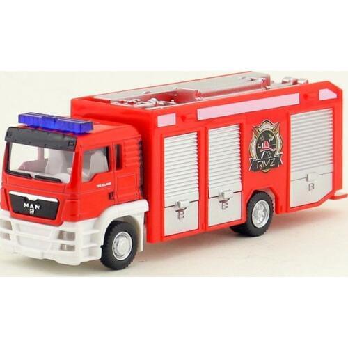 RMZ City/Diecast Toy Car Model/1:64 Scale/MAN Fire Engine Truck Tractor/Vehicle Educational Collection/Gift For Children
