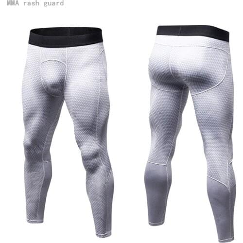 Tracksuit Men Compression Tights Base Layer Running Fitness basketball Work out Clothing Tactics MMA pants Sweat Gym pants Mens