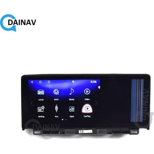 Android system car Video interface for Lexus NX NX200 NX300 2018-2020 GPS navigation player auto radio Wifi BT Carplay