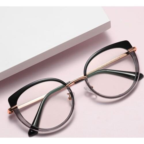 Womens Computer Glasses Blue Light Blocking Eyeglasses Anti Blue Ray Optical Cateye Eyewear Frames non-Prescription Spectacles