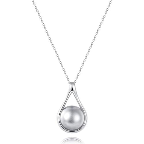 1 pcs High Polishing Teardrop Waterdrop Shape Pendant Memorial Urn Necklace Alloy Cremation Round Ball Necklaces