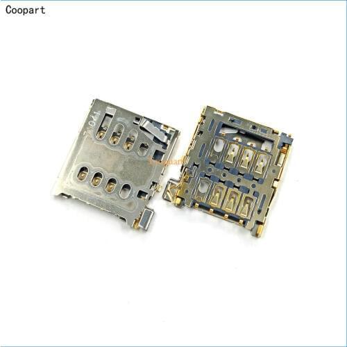 2pcs/lot Coopart New SIM Card Socket Reader tray Connector Holder Replacement for Asus K00Y ME372CL Google Nexus 7 top quality