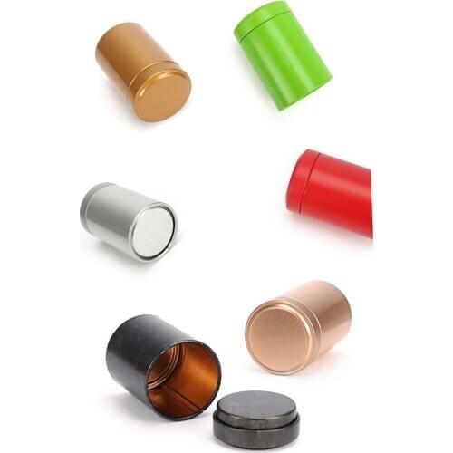 2018 Hot 1pcs New Small Metal Aluminum Sealed Cans Portable Travel Tea Caddy Airtight Smell Proof Container Stash Jar