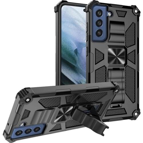 Military Armor Phone Case for Samsung A51 A71 4G A52 A72 5G A30 A32 A12 S21 Ultra S20 FE Kickstand Holder Shockproof Back Cover