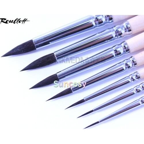 SQUIRREL SABLE Professional Paint Brush Figured Round Squirrel341M Roubloff, Art Supplies