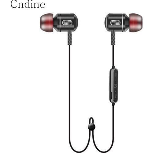 Bluetooth Earphone Metal Ear Head Sport Wireless Headset with Microphone for Phone Bluetooth Earphones Waterproof