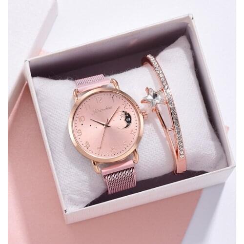 NEW Fashion Casual Women Watch Simple Vintage Small Dial Wrist Watch Luxury Quartz Ladies Watch Rose Gold Reloj Mujer