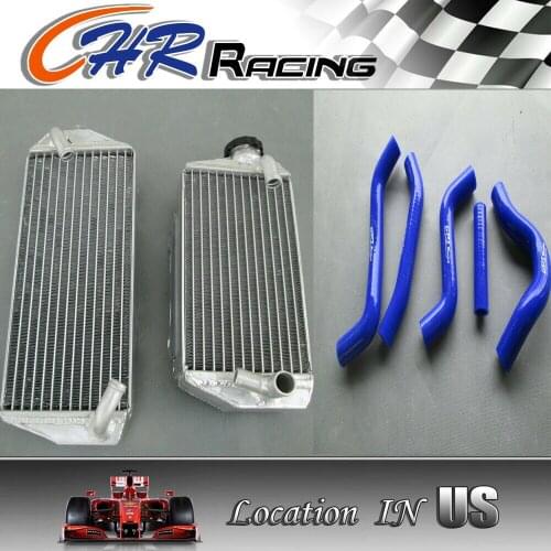 FOR L&R Suzuki RMZ450 RMZ 450 2007 07 aluminum/alloy radiator & silicone hose