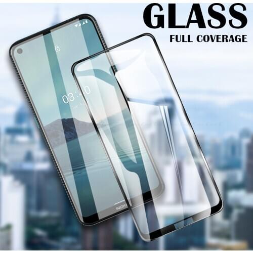 For Nokia 2.4 3.4 5.4 Tempered Glass Screen Protector Full Cover Protective Glass Film