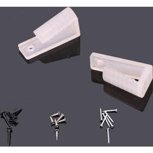 Fixed Clasp Fittings Buckle Fastener Clamp for 5050/3528/2835/5730 LED Strip Lamp Light Accessory 100pcs